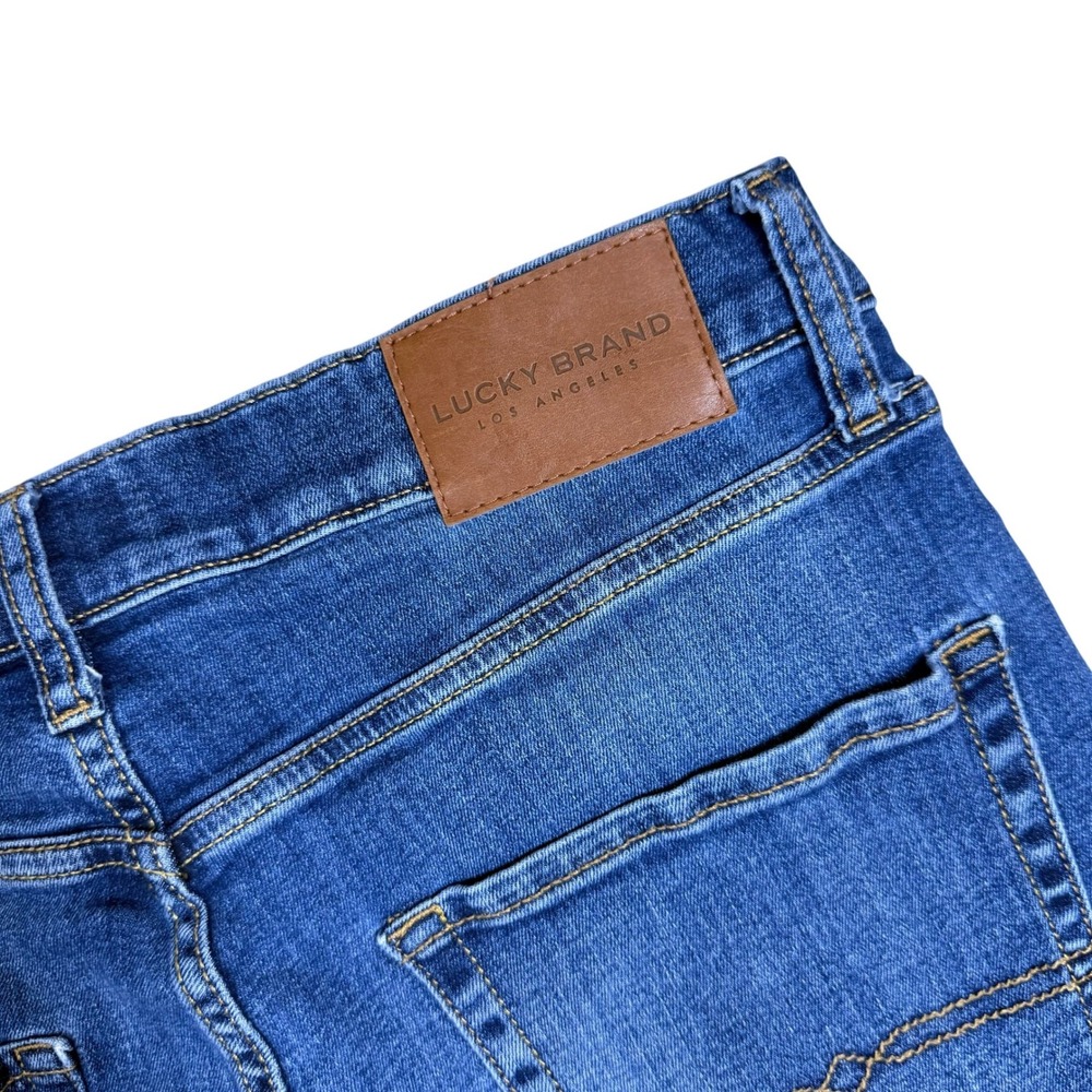 Lucky Brand Mens Straight Leg Jeans Medium‎ Wash Blue Denim 32x29 (Actual 32x28)